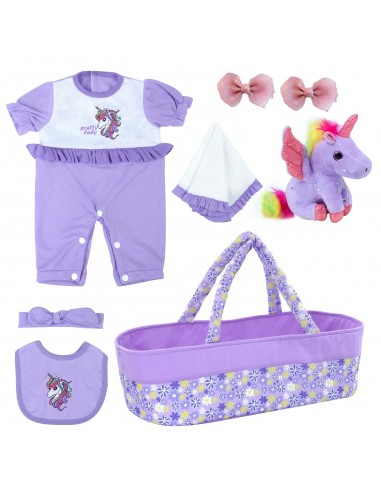 Set x7 accessoires licorne pour poupées reborn pas cheres