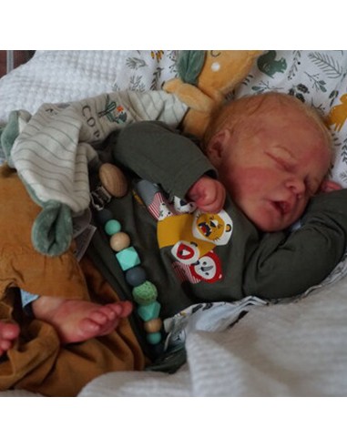 Bambola reborn maschio che dorme - Arthur by Realborn Darren commande en ligne